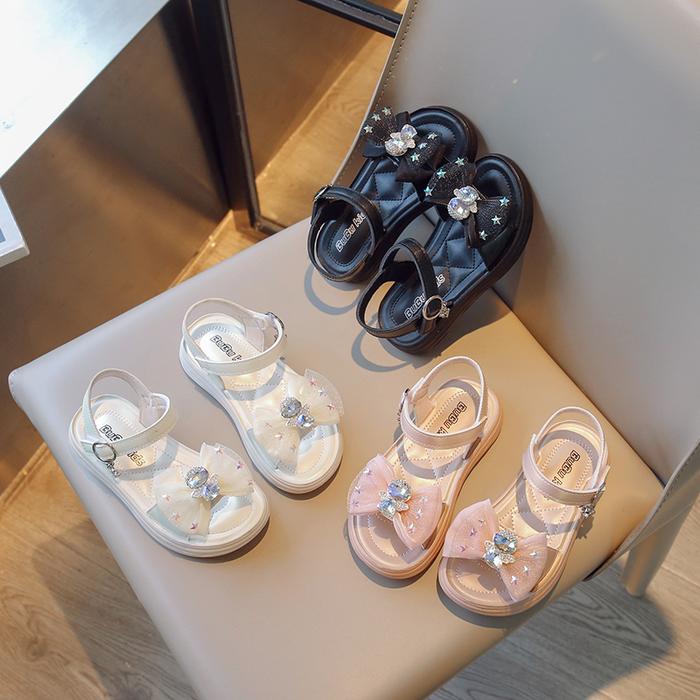 Jual Girls Sandals Terbaru Summer New Bow Rhinestone Lovely Sweet