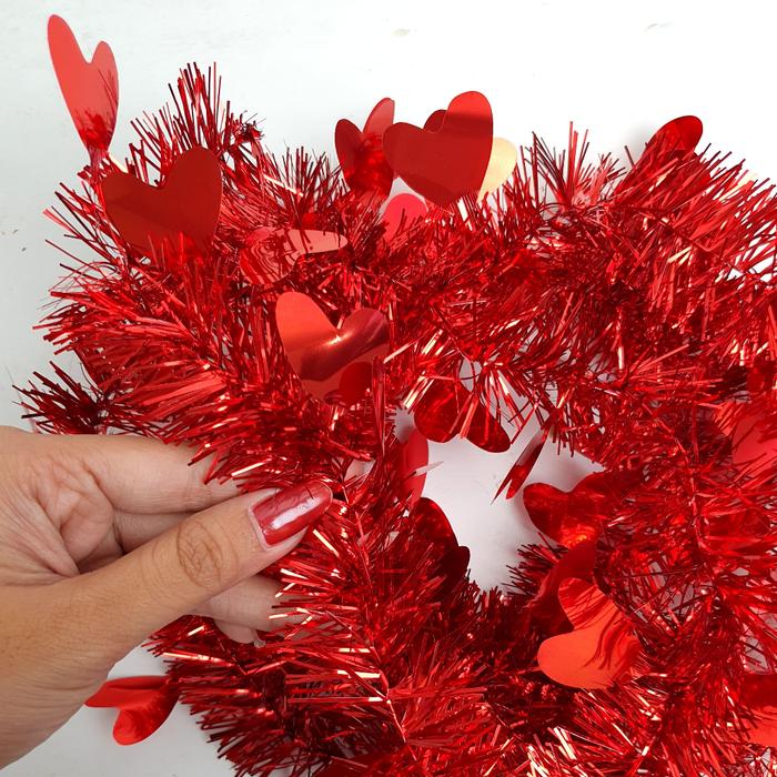 Gambar Slinger Ornamen LOVE Tinsel Hantaran Dekorasi Pesta Ulang Tahun  Natal - Merah dari DEPARCEL RIBBON undefined Tokopedia