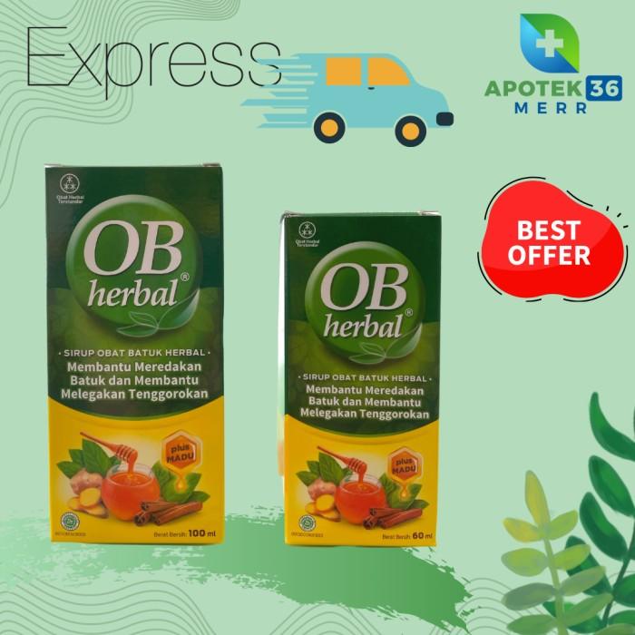 Gambar OB HERBAL SYR 60ML 100ML - 60ML Murah dari tarithahanasuialkila undefined Tokopedia