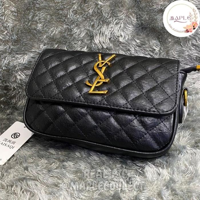 Gambar TAS WANITA IMPORT PREMIUM TAS SELEMPANG YVES SLINGBAG BRANDED - Hitam dari Maple Star Collection undefined Tokopedia