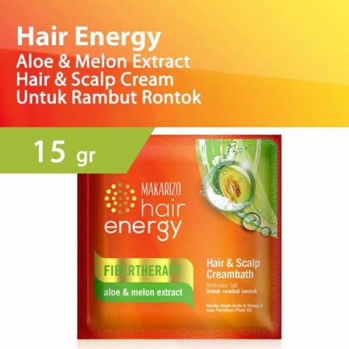 Gambar Makarizo Hair Energy Creambath Sachet 15ml - Aloe melon dari Mr.B Cosmetic undefined Tokopedia