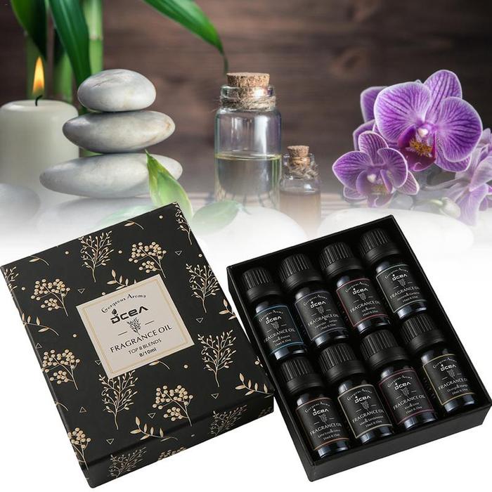 Gambar Pcs Kits Pure Natural Essential Oils Gift Set Eucalyptus Lavender Mint Lemon Bergamot Tea Tree Purify Air Diffuser Aroma Oil dari Avana Story undefined Tokopedia