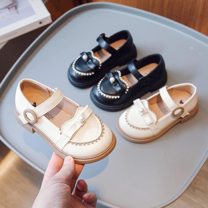 Jual Kids Shoes Elegant Girls Shallow Loafers for Party Wedding