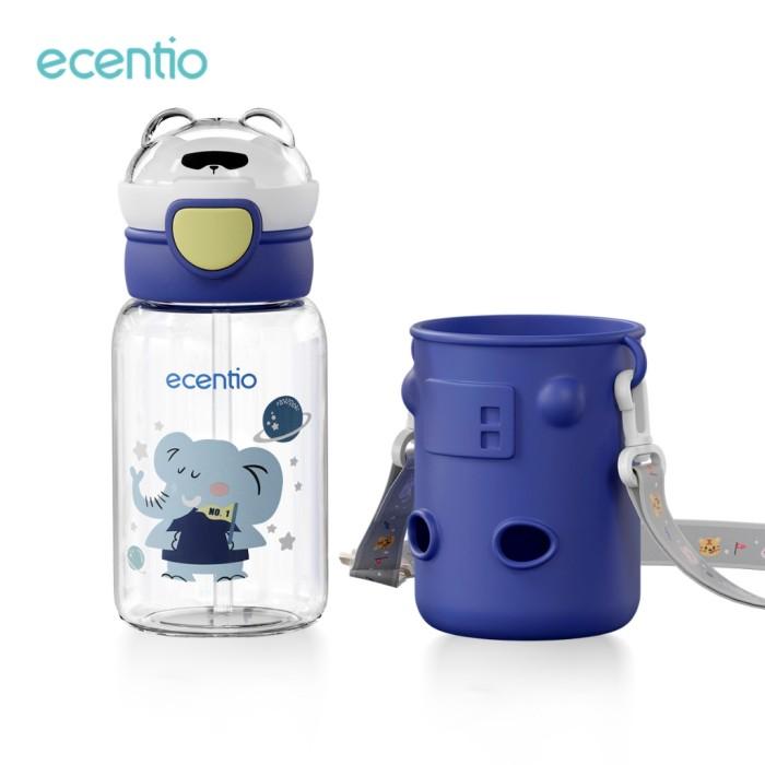 Gambar ecentio sedotan botol minum anak anti tumpah sekolah botol tali BPA - Biru dari Ecentio Official undefined Tokopedia
