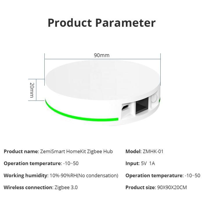 Gambar Ready Zemismart Smart Hub Gateway Zigbee Tuya Home Devices Remote Control Termurah dari Kintaro Store2 undefined Tokopedia
