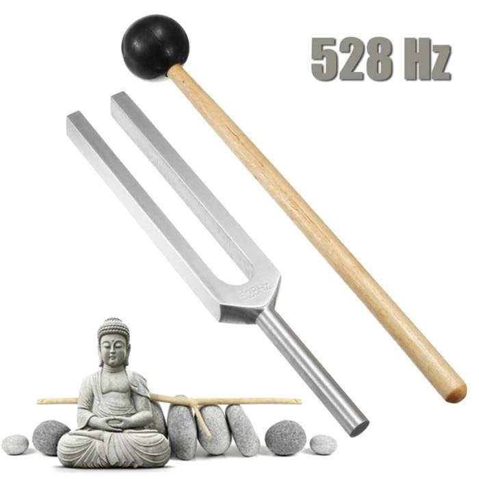 Gambar P82D Portable 528 Hz Tuning Fork With Silicone Hammer Clinical Grade Nerve/Sensory For Perfect Healing Musical Instrument dari dinodino22 undefined Tokopedia