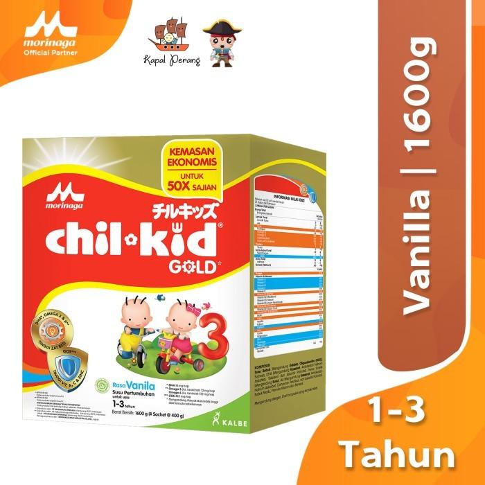 Gambar Morinaga Chil Kid Reguler 1600 gram Vanila (4 x 400 gram) dari Zil Kids Shop undefined Tokopedia