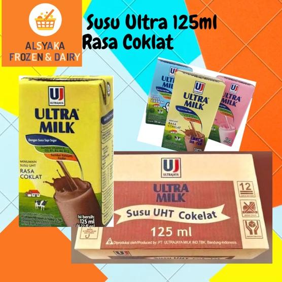 Gambar Ultra Susu UHT 125ml Rasa Coklat/Full Cream/Strawberry 1 Carton isi 40pcs dari tokooriginote undefined Tokopedia