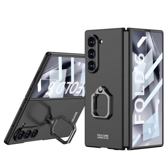 Gambar Case Samsung Galaxy Z Fold 6 Fold6 GKK Ultra Thin Square Ring Kick Stand Kickstand Protective Casing Cover Ultra Slim - Black dari Supcase Official ID undefined Tokopedia