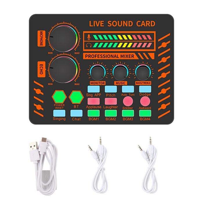 Gambar Bluemind S25 Sound Card Audio Recording Mixer Accessory Parts Professional Live Broadcast Equipment Phone Computer Universal Brand New dari Bluemind undefined Tokopedia