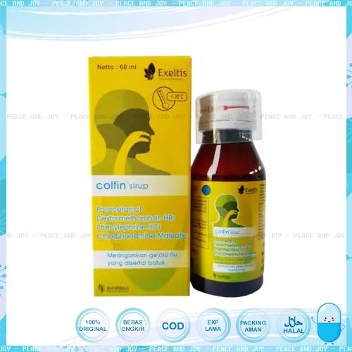Jual COLFIN SYRUP 60 ML MENGATASI GEJALA FLU YANG DISERTAI BATUK - Kota ...