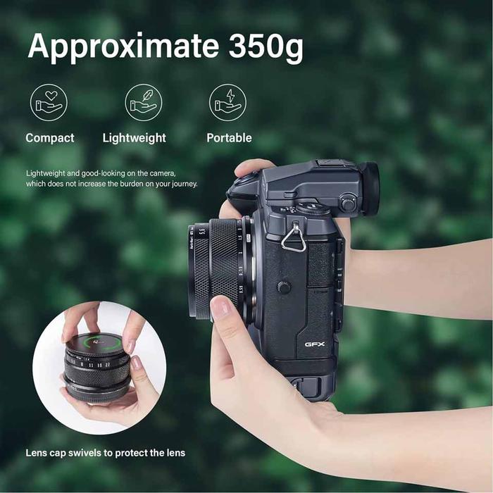 Import Astrhori 55mm F56 For Fuji Gfx Lens Medium Format Lens Medium Frame  Portrait Lens For Camera Fuji Gfx100s Gfx100 Gfx50s Gfx50r