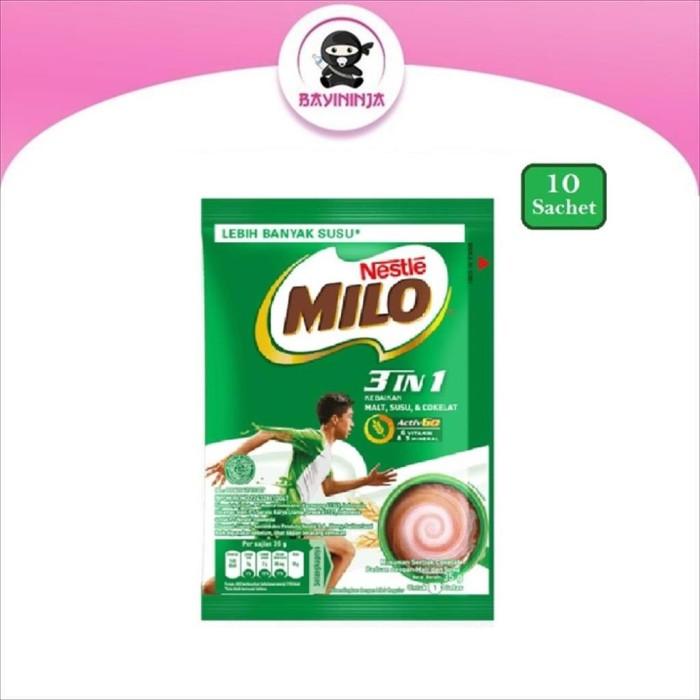 Gambar TER AWAL MILO 3 in 1 Sachet 10 x 35 g dari sitirokoe undefined Tokopedia