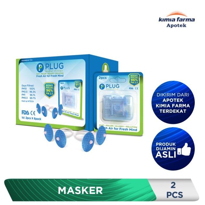 Promo PLUG NASAL FILTER 2 PCS / MASKER HIDUNG / KIMIA FARMA Jakarta