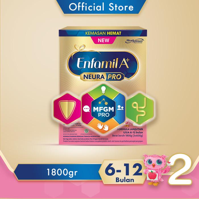 Gambar DMS - 789 ENFAMIL A+ 2 SUSU FORMULA BAYI PLAIN 1800G dari Dhimasadry undefined Tokopedia
