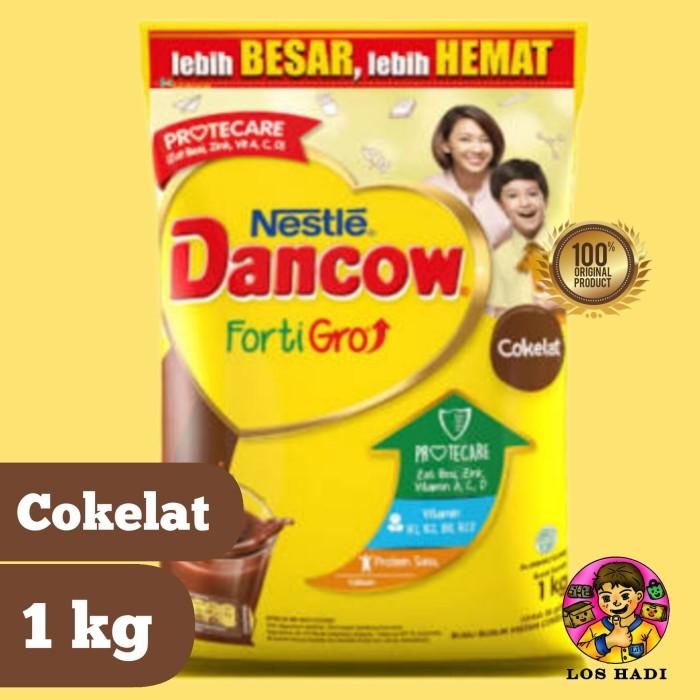 Gambar DMS - 271 SUSU DANCOW FORTIGRO INSTANT COKELAT 1 KG 1000 GRAM INSTAN COKLAT dari Dhimasadry undefined Tokopedia