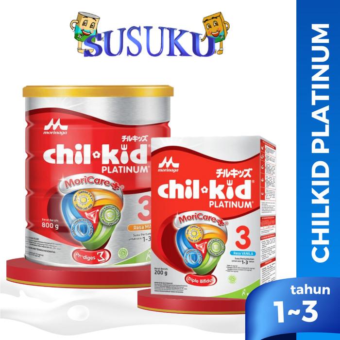 Gambar DMS - 388 MORINAGA CHIL KID PLATINUM MORICARE SUSU ANAK 1-3 TAHUN 800GR dari Dhimasadry undefined Tokopedia