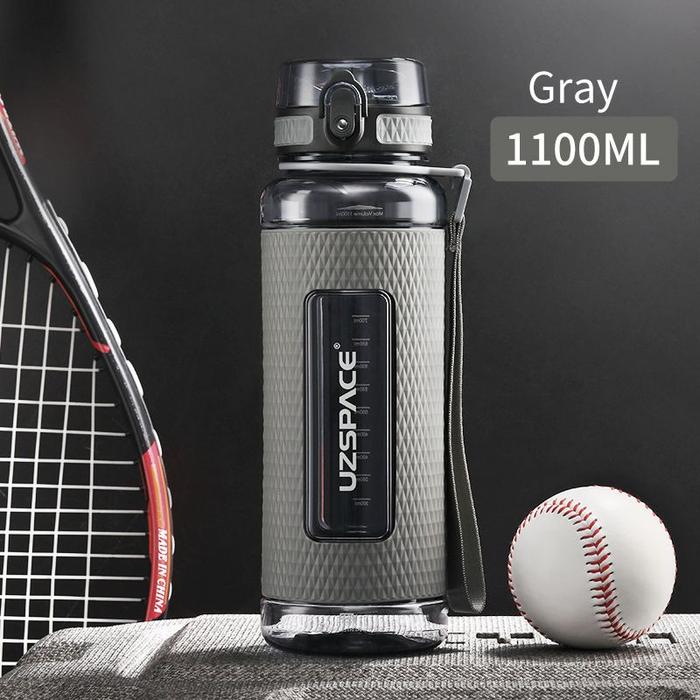 Gambar Uzspace 1100Ml Tritan Sports Water Bottles With Scale dari napoto undefined Tokopedia