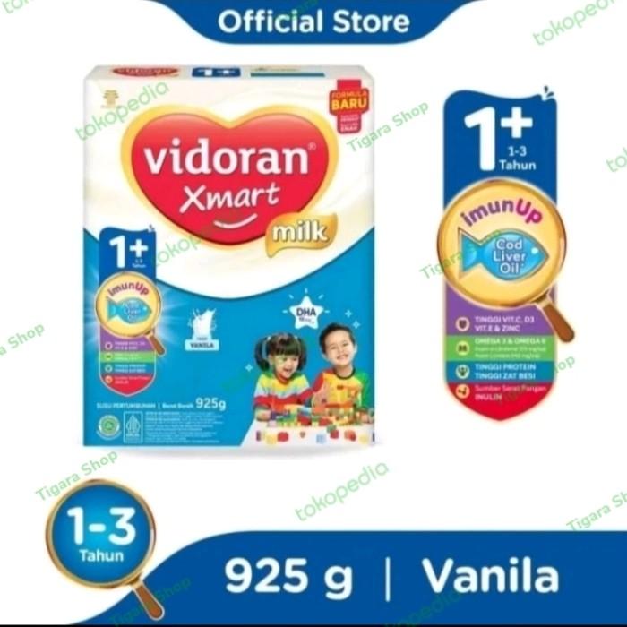 Gambar DMS - 109 SUSU VIDORAN XMART 1+ VANILA MADU 925GR dari Dhimasadry undefined Tokopedia
