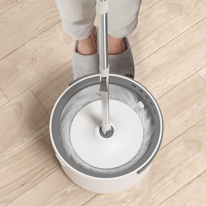 Gambar Spin Mop with Bucket Cleaning Tools and Accessories Home Supplies dari alkemis peralatan undefined Tokopedia