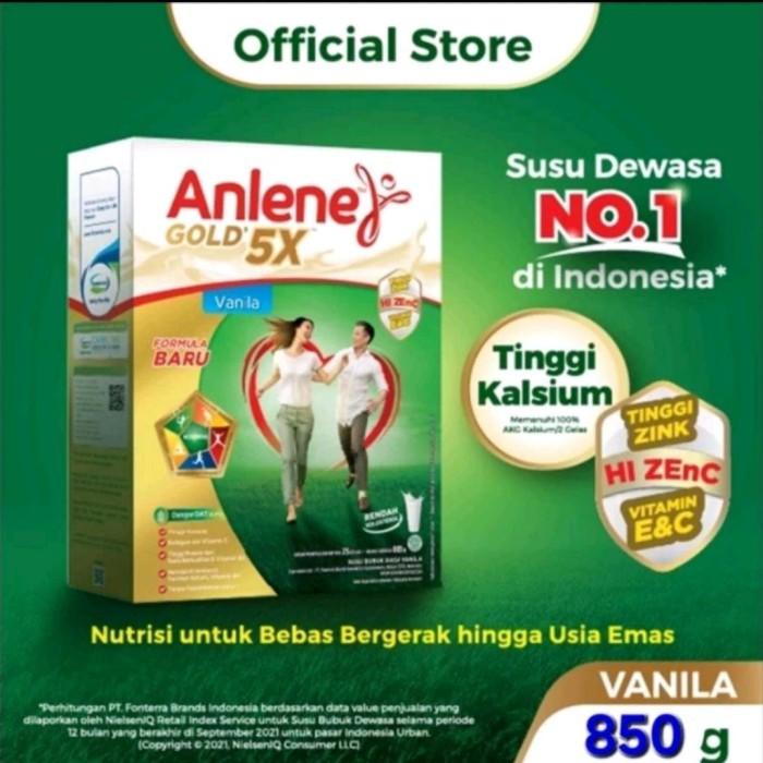 Gambar ANLENE GOLD PLUS 5X VANILA COKLAT ORIGINAL 850 GRAM ANLENE 850 GRAM dari receela undefined Tokopedia