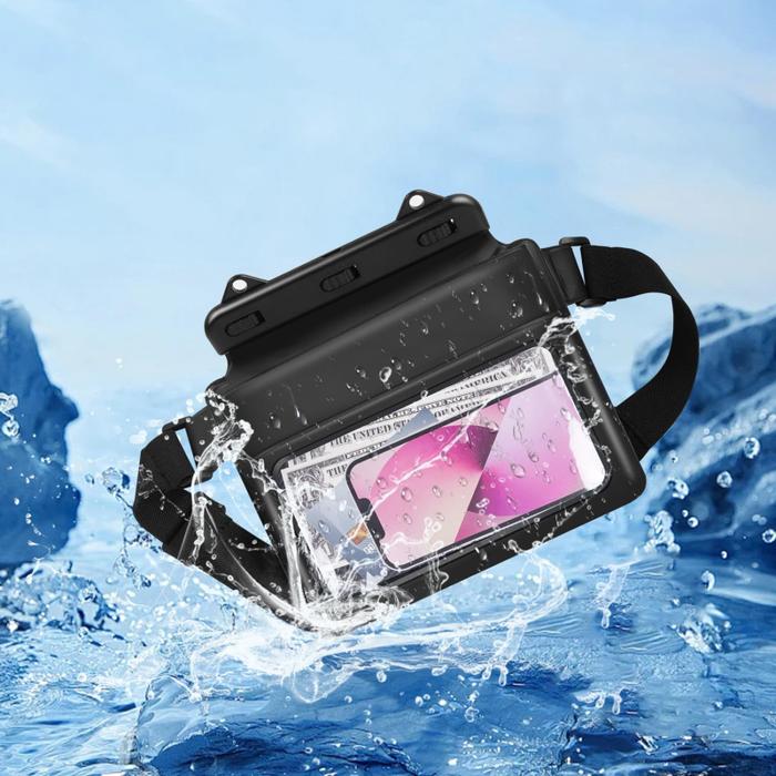 Gambar Waterproof Dry Bag Pouch For Phone Bag Adjustable Waist Strap Shoulder Bags Underwater Case For Beach Swimming Boating Fishing dari Laternal Home undefined Tokopedia
