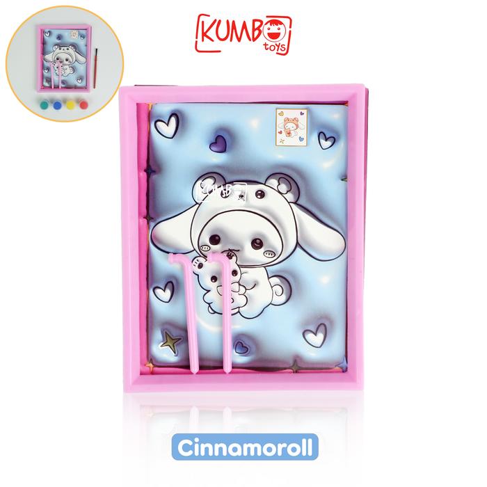Gambar Mainan Edukasi DIY Watercolor Painting Frame Sanrio MINI FRAME PAINTING - Cinna MINPAINT dari Kumboid undefined 3 Tokopedia