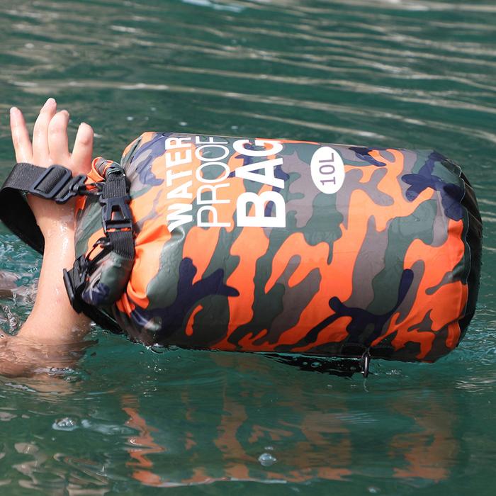 Gambar 2L/5L/10L Waterproof Swimming Bag Dry Sack Camouflage Color Fishing Boating Kayaking Storage Drifting Rafting Floating Water Bag dari Mitra Artha Mandiri undefined Tokopedia