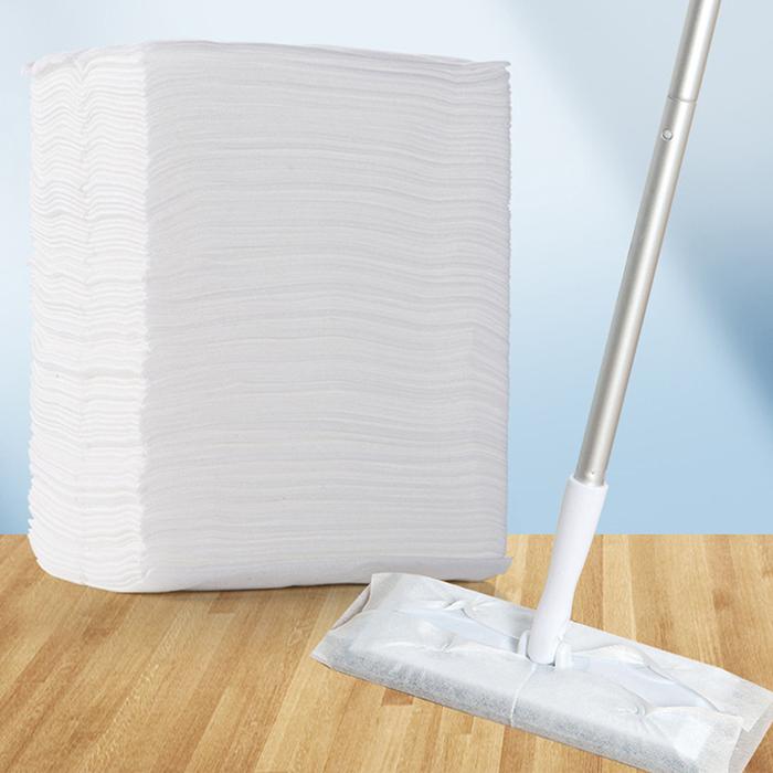 Gambar 100pcs Disposable Electrostatic Dust Removal Mop Paper Home Kitchen Cleaning Cloth Wet And Dry Electrostatic Dust Mop Paper dari Pondo Milenial undefined Tokopedia