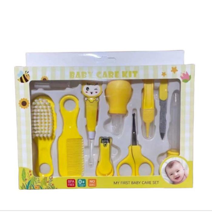 Gambar OSM JKT 6026 Baby Care Kit Set 10 in 1 / Perlengkapan Bayi 10 in 1 / Kit Newborn 10 in 1 / Infant Healthcare Grooming Set - Kuning dari jajahauyw undefined Tokopedia