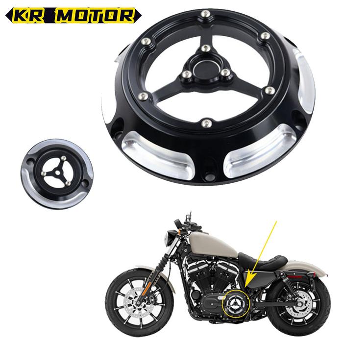 Gambar Motorcycle Accessories CNC Derby Timing Engine Clutch Side Cover For Harley Sportster XL XR Lron 883 1200 Forty Eight 48 72 Part dari YRIANN6 undefined Tokopedia