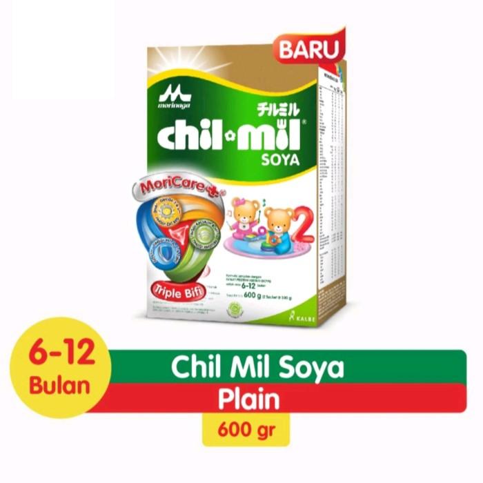 Gambar DMS - 820 MORINAGA CHIL MIL SOYA SUSU ANAK USIA 6-12 BULAN 600 GR dari Dhimasadry undefined Tokopedia