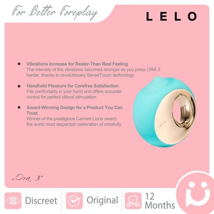 Gambar TERBARU NEW brand LELO Ora 3, Oral Sex Stimulator (Vibrator untuk Wanita ) - Aqua dari Karina lentera Shop undefined Tokopedia