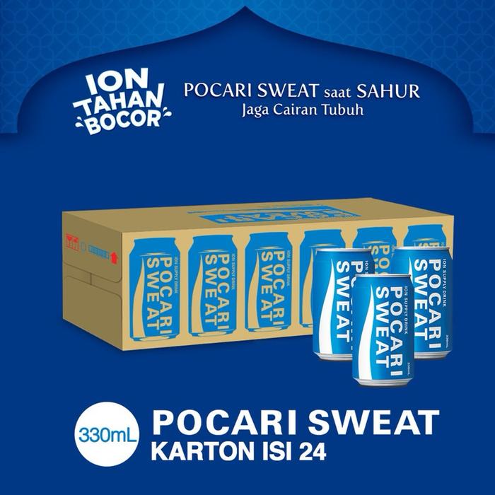Gambar POCARI SWEAT Can 330ml - 1 Karton (24 Kaleng) dari Erbia undefined Tokopedia