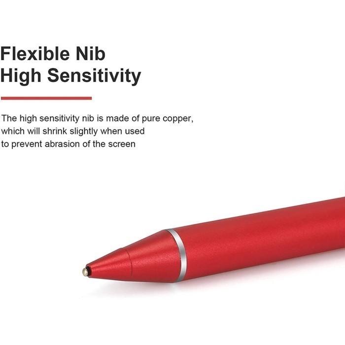 Gambar Stylus Pen Compatible ipad iPhone Huawei Samsung Smartphone Touch Pen - Red dari Meta-S Digital undefined Tokopedia