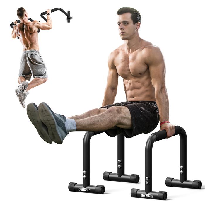 Gambar New OneTwoFit Dips Bars Pull Up Home Gym Fitness Equipment Parallel Bars OT052601 dari gadito_32 undefined Tokopedia