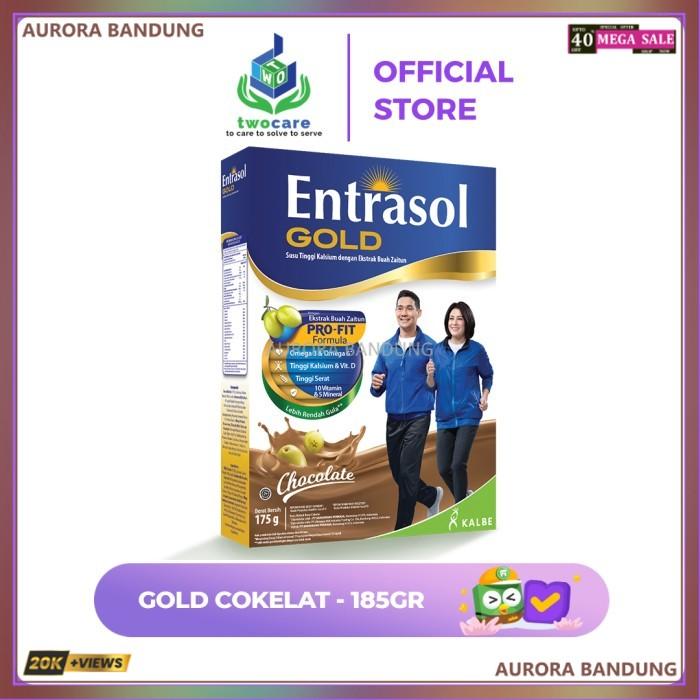 Gambar Entrasol Gold Vanilla Coklat Original 185 gr - Susu Lansia WIB - Coklat - Coklat dari AURORA BANDUNG undefined Tokopedia
