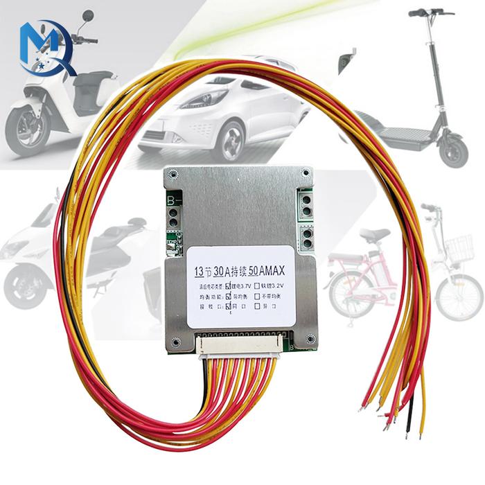 Gambar 13S 48V 50A 18650 Li-ion Lithium Battery Pack BMS Protection PCB Board Electronics For Electric Car Battery Car Balance Vehicle dari agsusss undefined Tokopedia