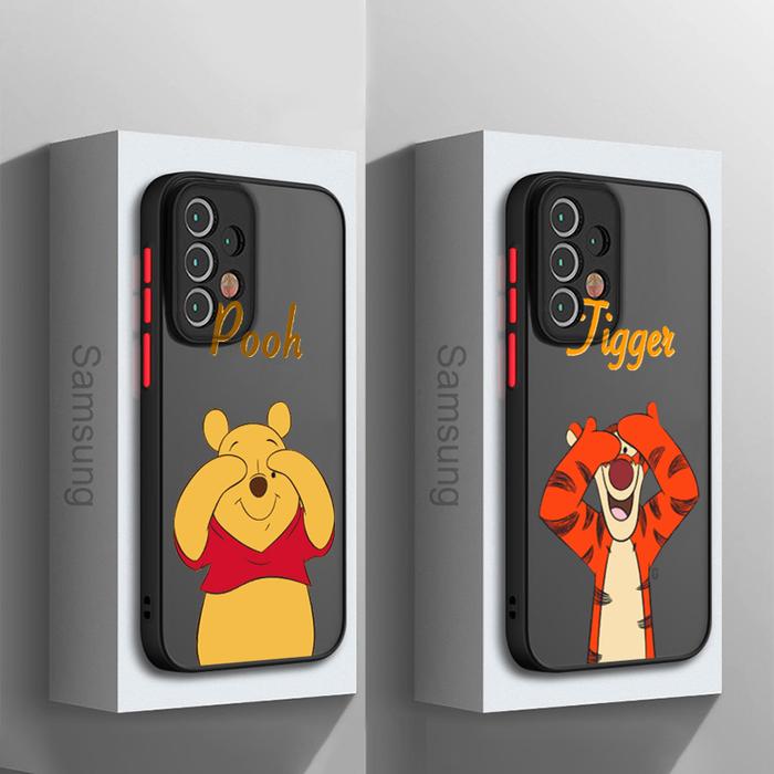 Gambar Winnie The Pooh Disney For Samsung Galaxy A15 A05 A54 A34 A24 A73 A53 A23 A52 A71 A51 Frosted Translucent Hard Phone Case dari GANIAA087 undefined Tokopedia