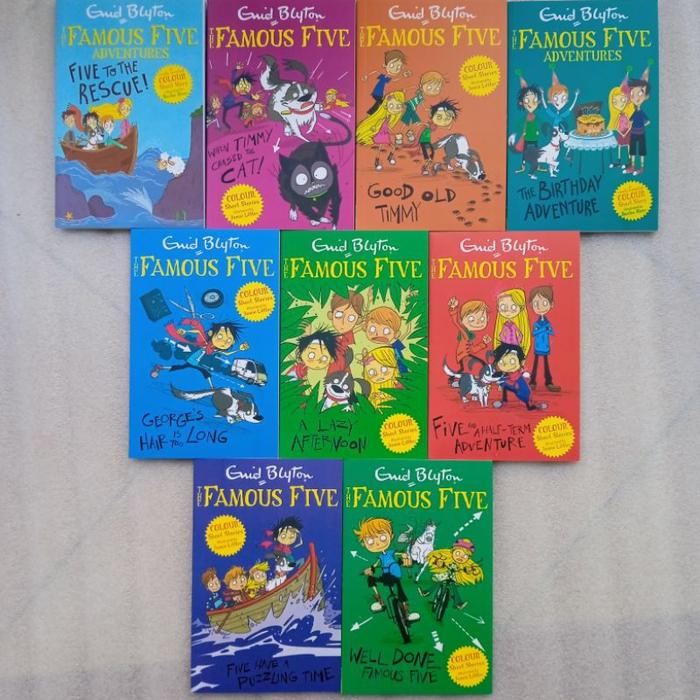 Gambar New Enid Blyton The Famous Five 9 books set Terlaris - Set 9 buku dari starbook. undefined Tokopedia