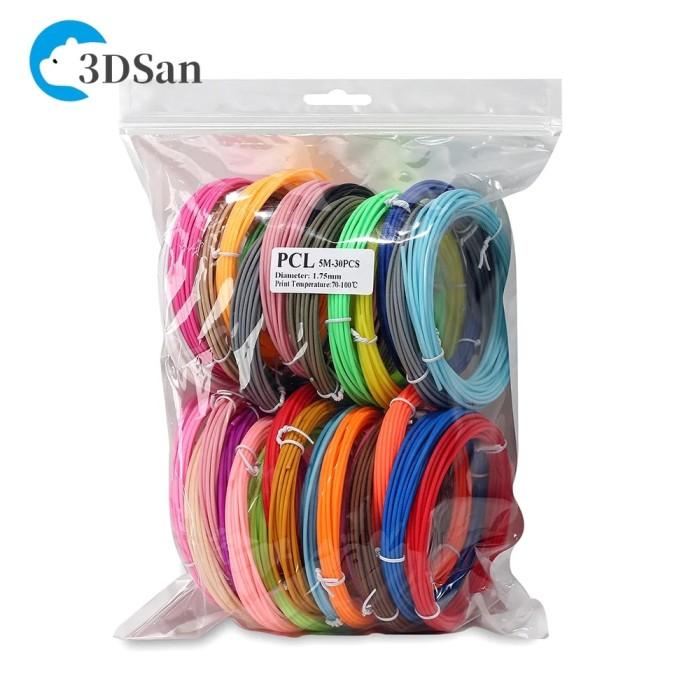 Gambar 1.75mm Colorful 3D Printing Materials For 3D Pens 50M 100M 150M PCL dari Corey Store undefined Tokopedia