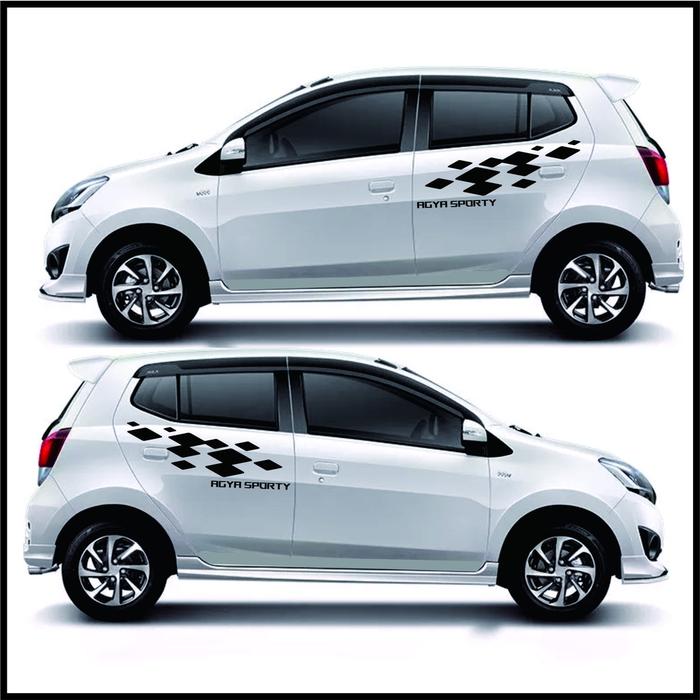 Gambar stiker agya trd sport lis variasi sticker mobil ayla put jhmibl 7304zo dari CHIEFOS undefined Tokopedia