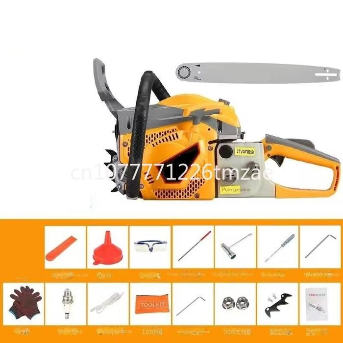 Gambar Two-Stroke/Four-Stroke Multifunctional Wood Cutting Saw High-Power Small Portable Gasoline Chainsaw dari ECSLA STORE undefined Tokopedia