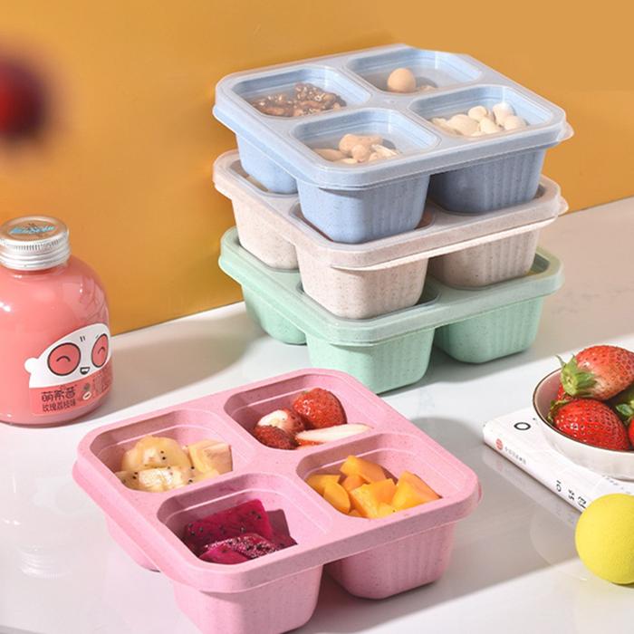 Gambar 4 Grid Snack Containers Reusable Meal Prep Lunch Containers Portable For Kids And Adults Home Snack Storage Bottles Kitchen Tool dari YOGItikuss87 undefined Tokopedia
