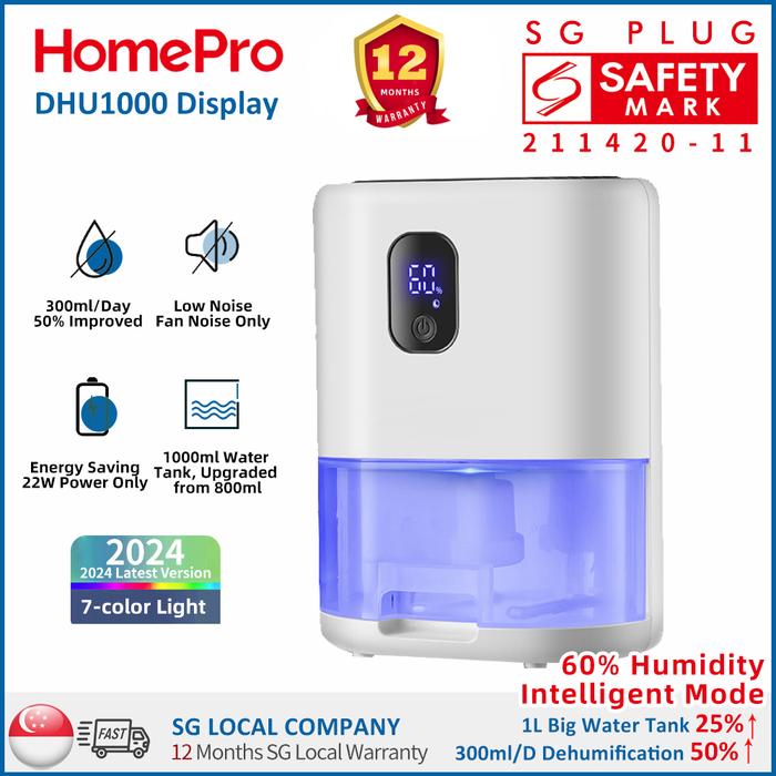 Gambar Baru HomePro Dehumidifiers Big Capacity Tank 2000ml 1000ml Tank Dehumidifier Plug12 Months dari santososimamora undefined Tokopedia