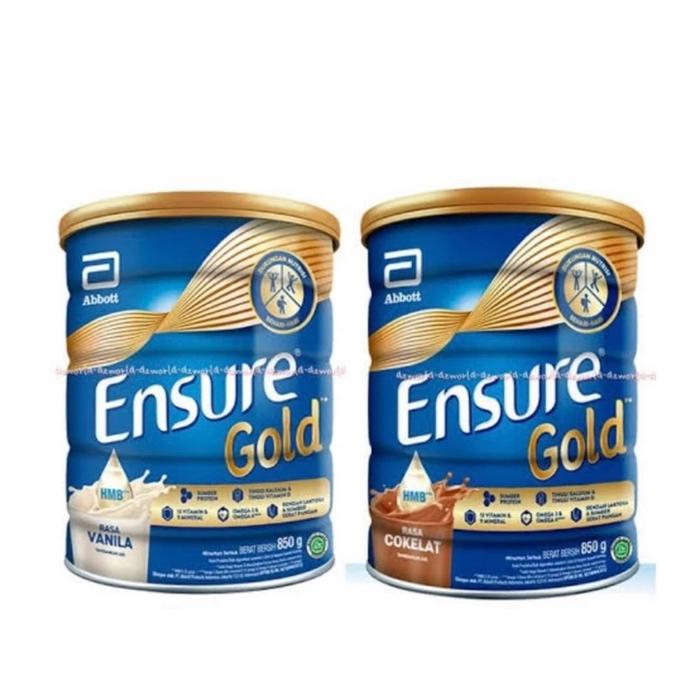 Gambar ENSURE GOLD 850gr VANILA/COKLAT TERMURAHH - coklat exp jauh dari lilystore24 undefined Tokopedia
