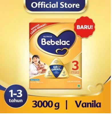 Gambar PPC Bebelac 3 Vanila Madu Susu Formula 3000 gram dari Tk. REYNARSRI undefined Tokopedia