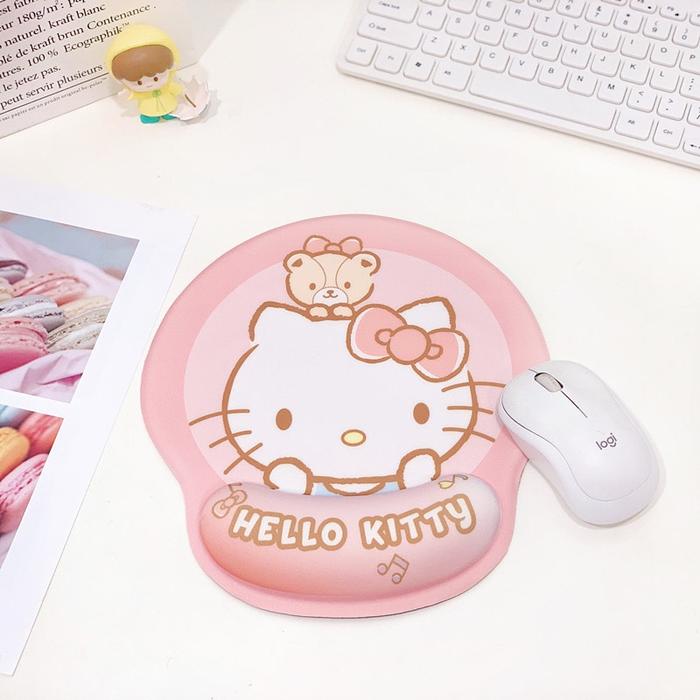 Gambar Mousepad bantal hello kitty melody kuromi stella cinamoroll snoopy aksesoris komputer mouse pad - timbul - kitty dari ammistok undefined Tokopedia