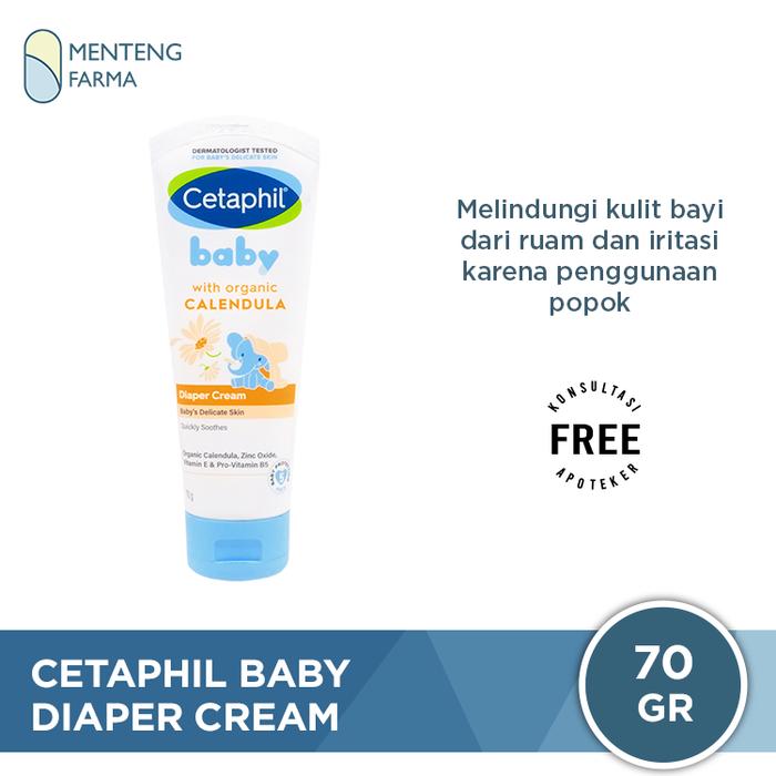 Gambar Cetaphil Baby Diaper Cream With Organic Calendula 70 Gr - Mengatasi Ruam Popok Bayi dari Menteng Farma undefined Tokopedia