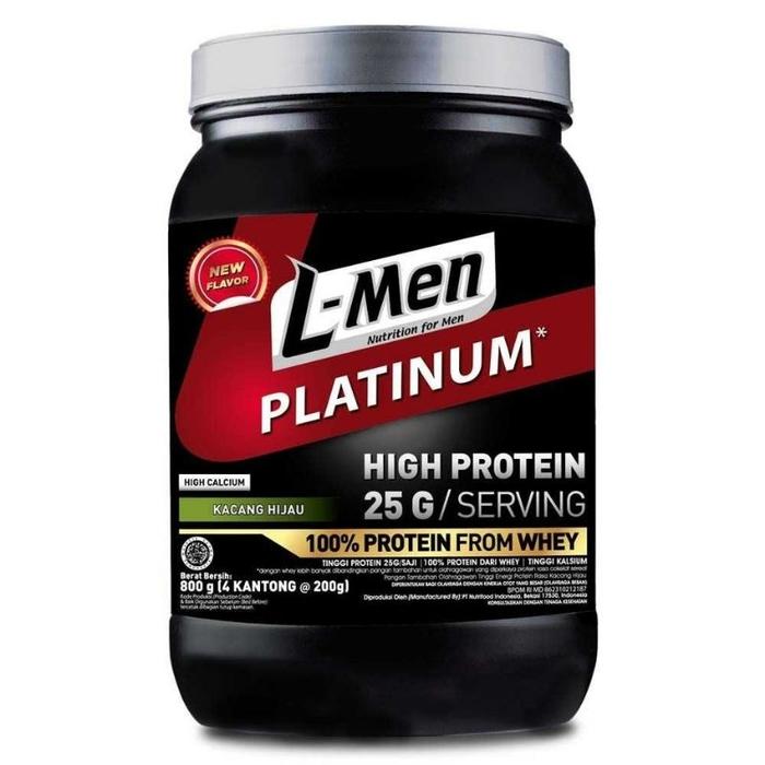 Gambar L- Men Platinum 800 gram | L- Men Gainmass 800 | Chocolate | Vanilla Caramel | Strawberry| Kacang Hijau| Ketan Hitam| Bubble Gum| Whey Protein - Strawberry dari Denatasya Official undefined 2 Tokopedia